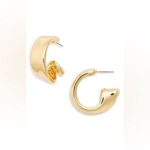 JENNY BIRD Large Aurelia Hoop Earrings - High Polish Gold, BRAND NEW, $138